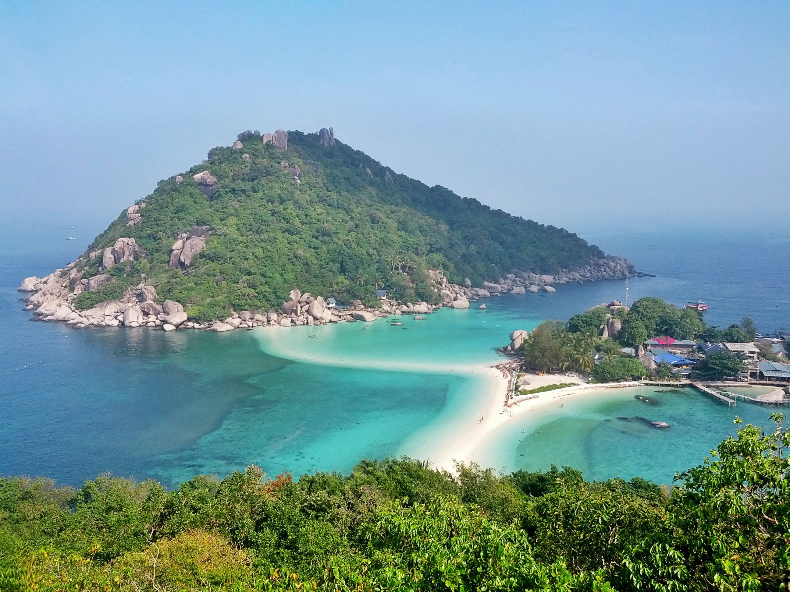Koh Nang Yuan viewpoint and its connecting sandbar